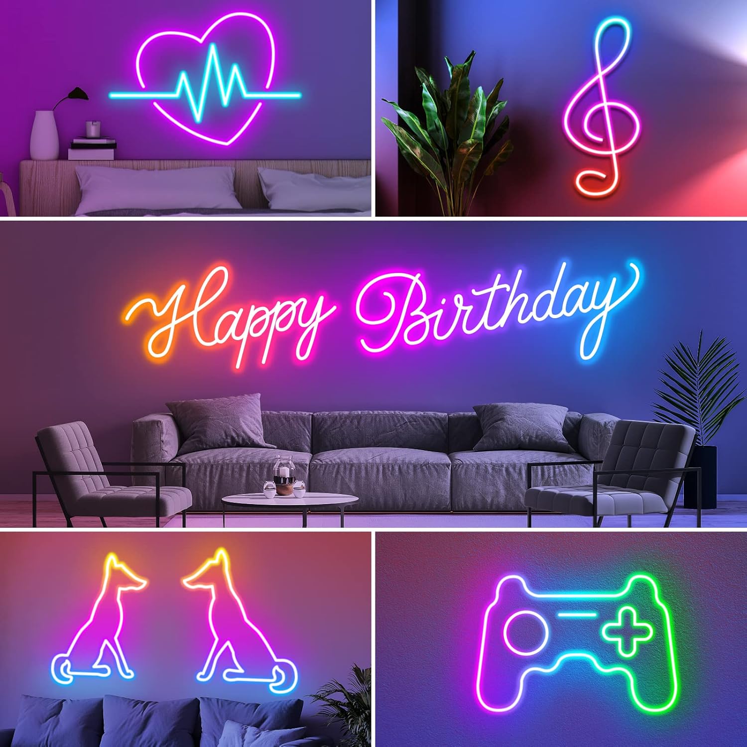 200Ft Neon Rope Lights,Flexible Led Rope Lights Control with App/Remote,Multiple Modes Rope Lights,IP65 Outdoor RGB Led Neon Light,Music Sync Gaming Led Neons Light Strip for Bedroom Decor